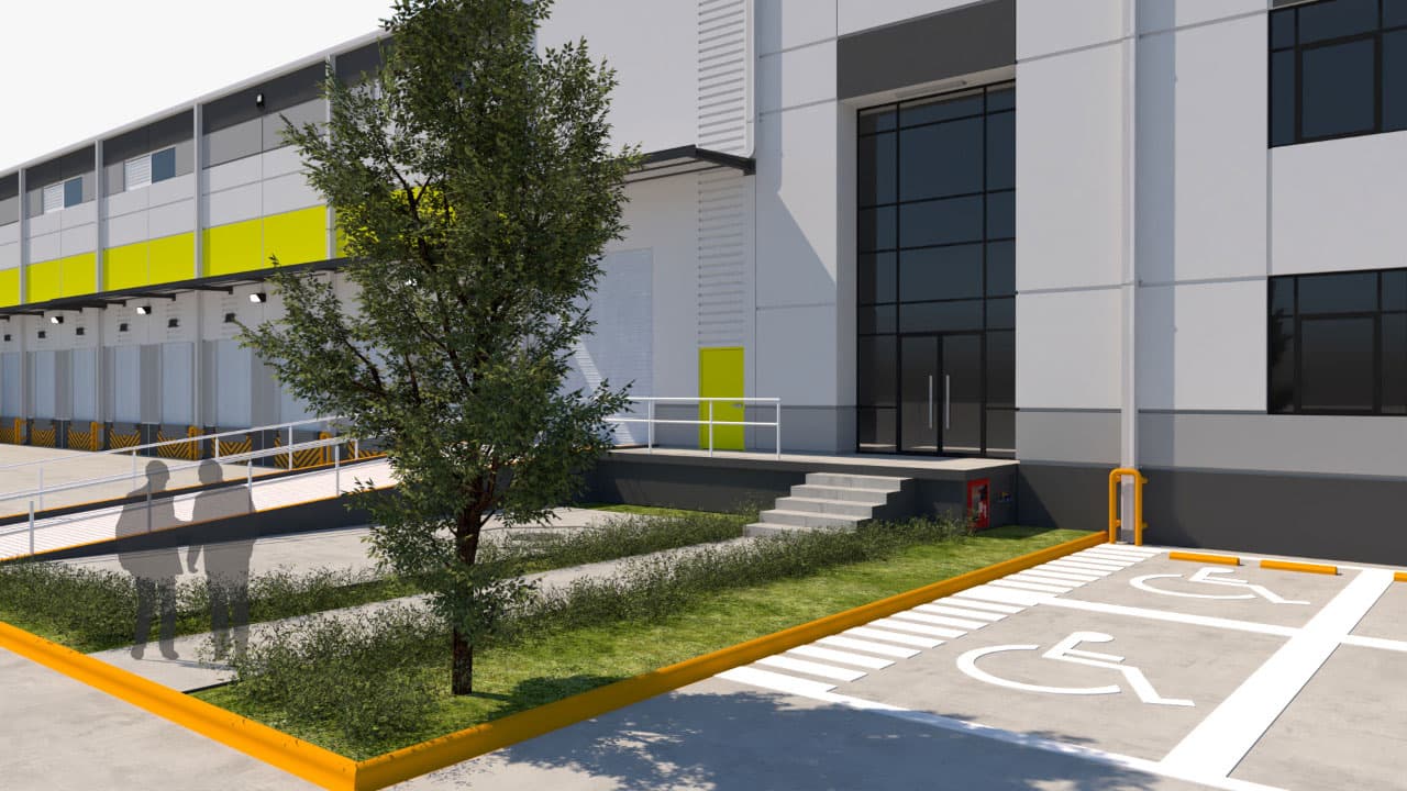 Render de perspectiva: Premium Park Tultepec 2